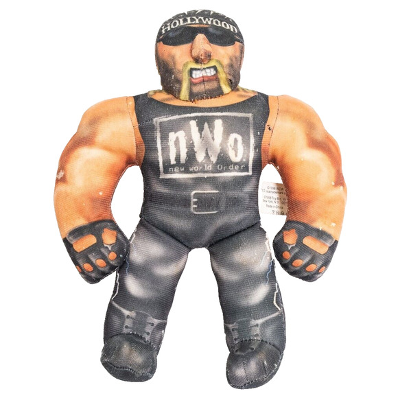 NWO WCW 1998 Wrestling Superstars 8" Talking Body Bashers Hulk Hogan Figure WWF - Picture 1 of 8